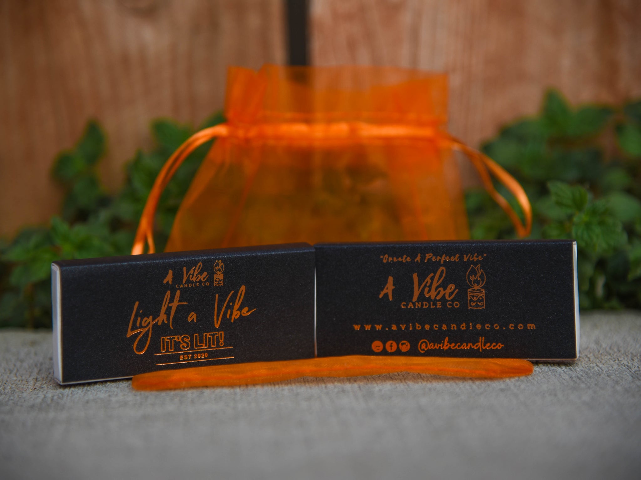 A Vibe Candle Co Long Stem Candle Match Box